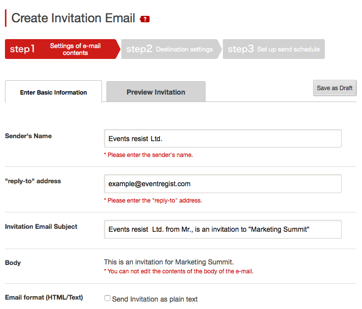 [Premium] Creating Invitation Emails